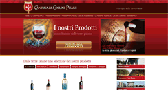 Desktop Screenshot of cantinacollinepisane.it